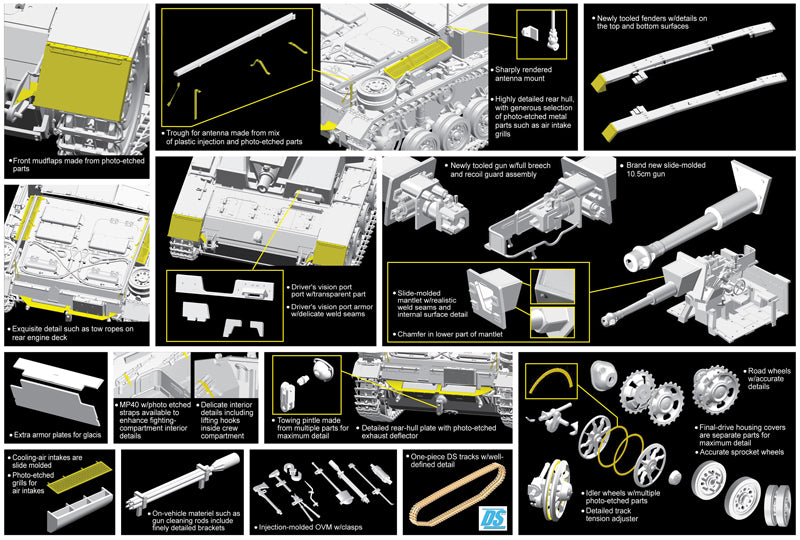 Dragon 1/35 10.5cm StuH.42 Ausf.E/F (Smart Kit)