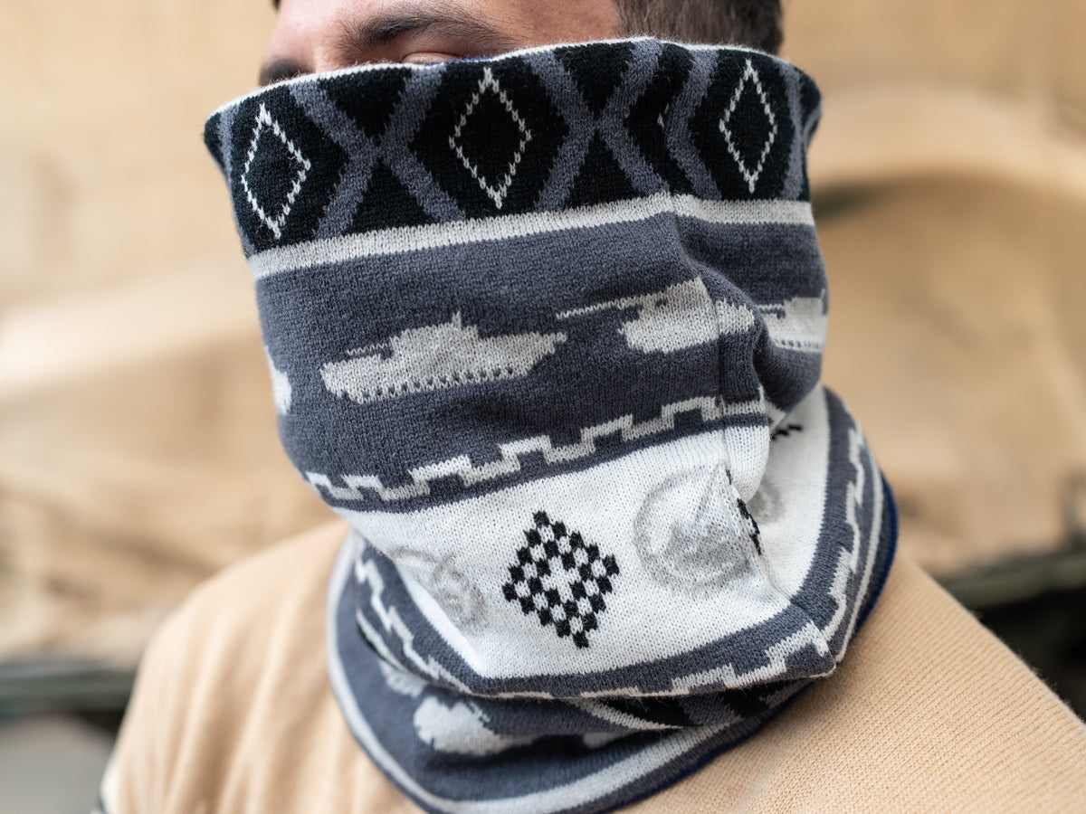 Reversible Tank Camo Snood Scarf The Gift Scholars