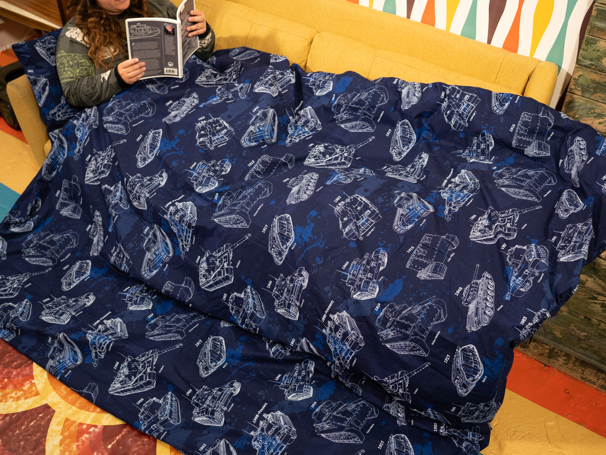 Evolution of British Tanks Duvet Covers (WORM) Bedding The Gift Scholars
