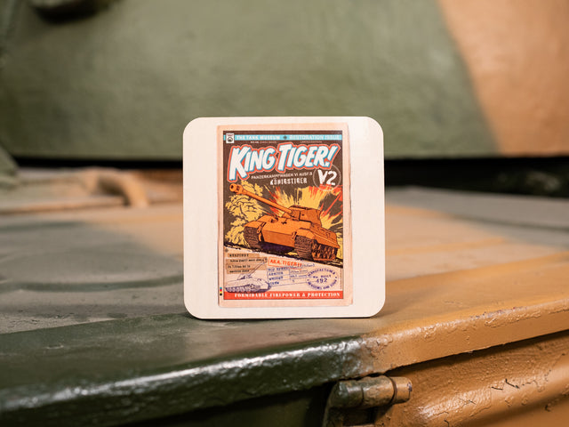 King Tiger V2 Comic Coaster Coasters Star Editions Ltd