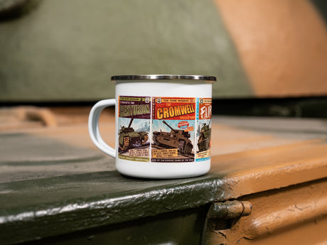 Comic Enamel Mug