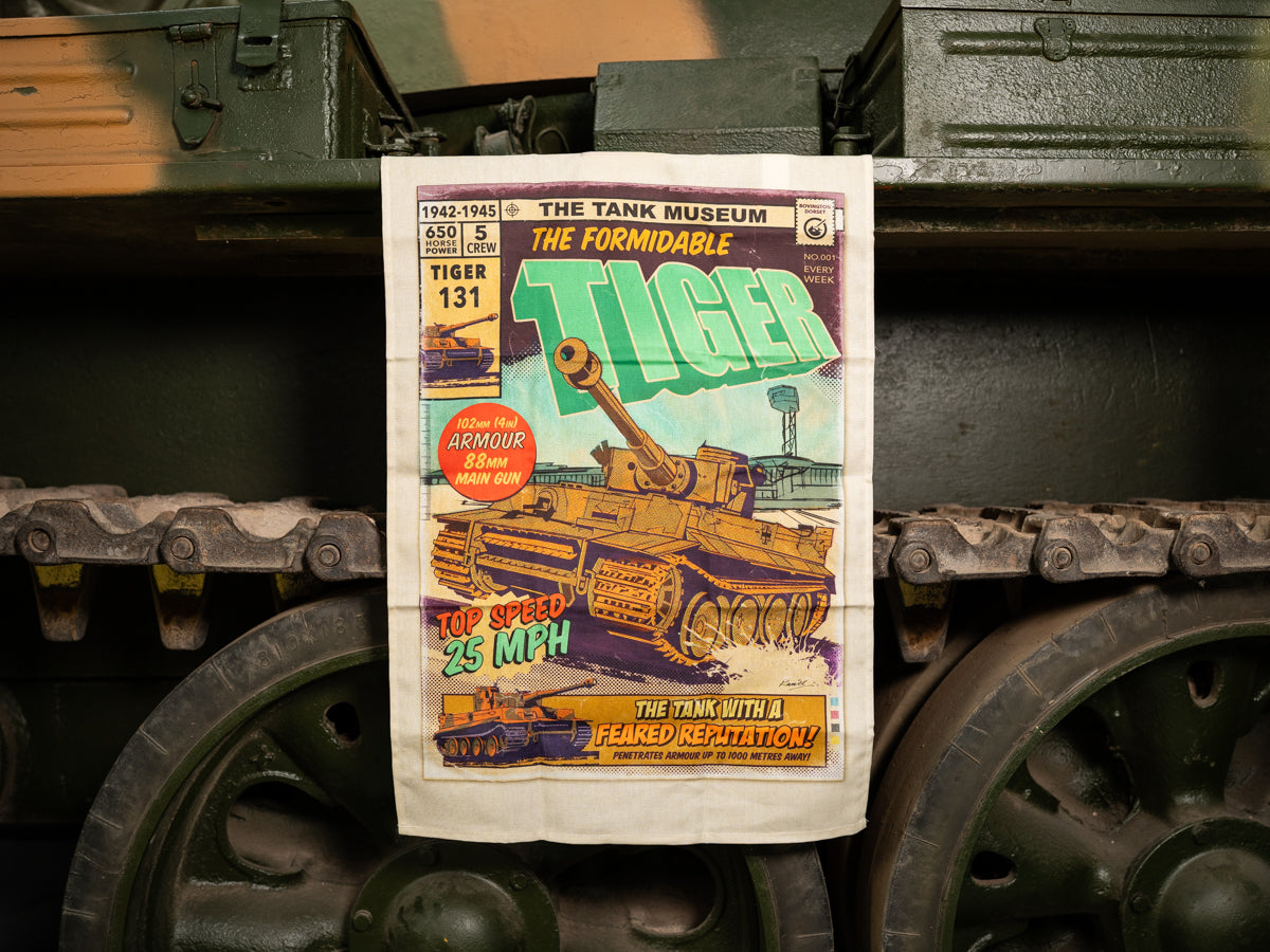 Tiger Comic Tea Towel Teatowel Star Editions Ltd