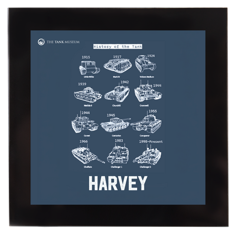 British Tanks Personalised Square Coaster Coaster My Moments