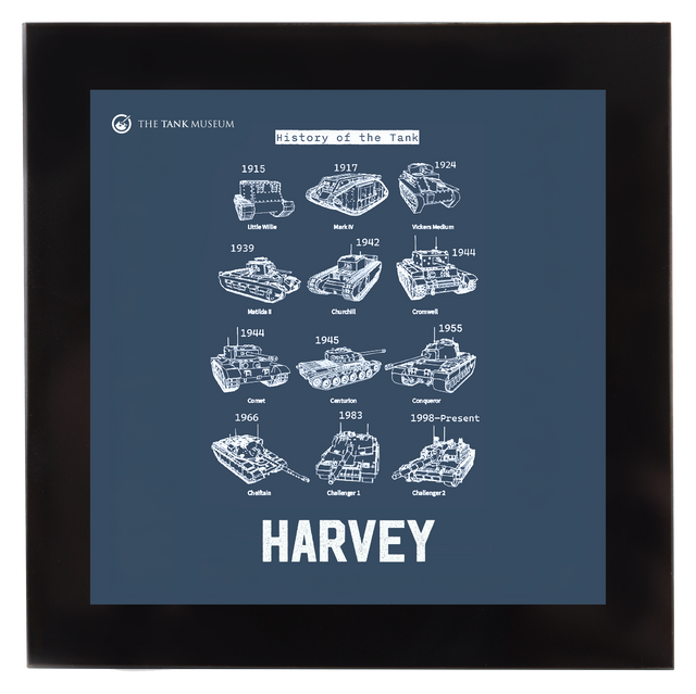 British Tanks Personalised Square Coaster Coaster My Moments