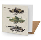 Main Battle Tanks Greeting Card