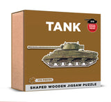 Tank Wooden Shaped Jigsaw Jigsaw Puzzle Coach House