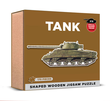 Tank Wooden Shaped Jigsaw Jigsaw Puzzle Coach House