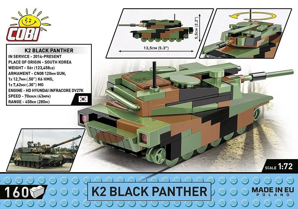 Cobi 1/72 K2 Black Panther