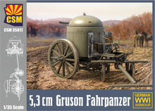 Load image into Gallery viewer, CSM 1/35 Scale German 5.3cm Gruson Fahrpanzer
