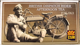 CSM 1/35 Scale Figures. Scale Model British Dispatch Rider, Afternoon Tea. (Motorcycle not included) [variant_option4]