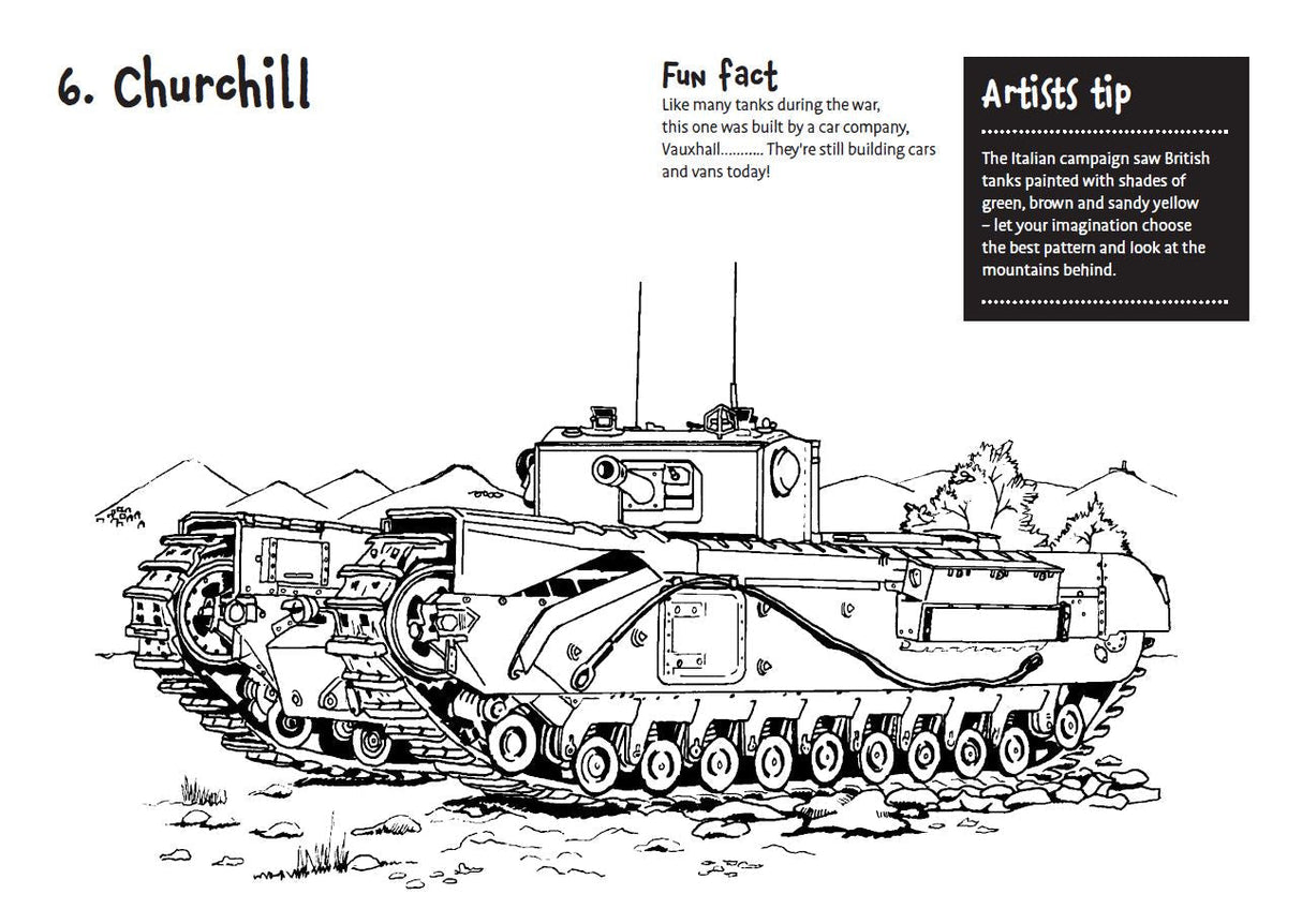 The Tank Museum Colouring Book Book [variant_option4]