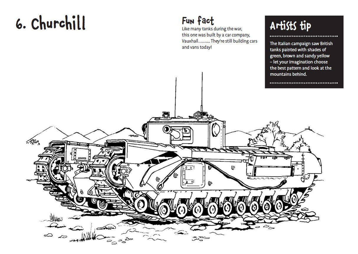 The Tank Museum Colouring Book