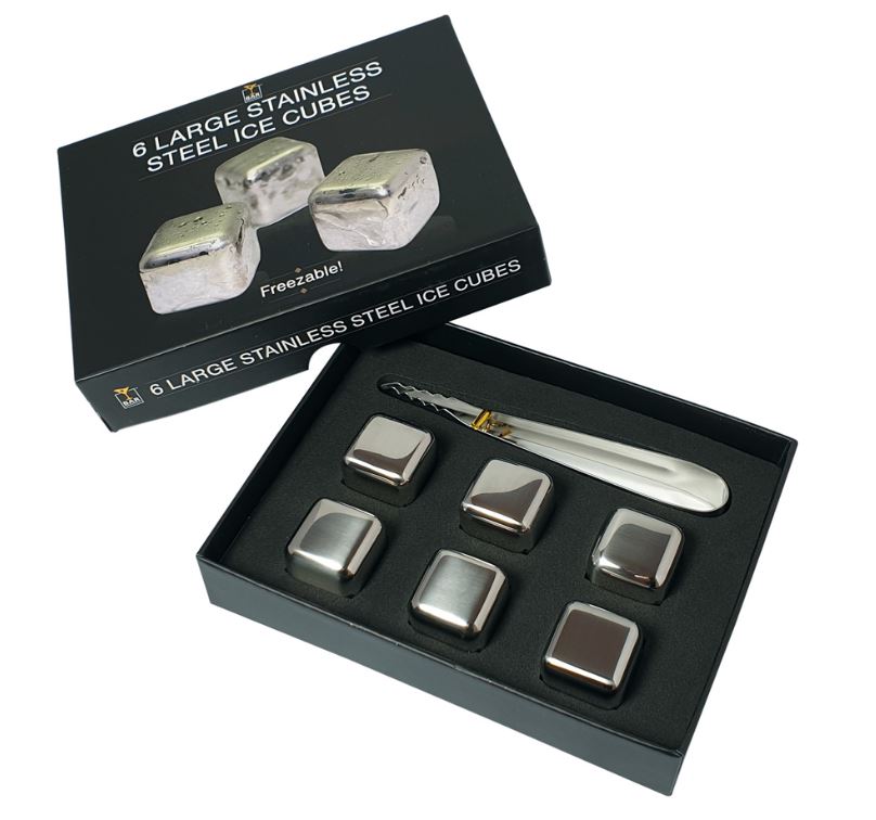 Rocks of Steel Ice Cubes Pack of 6 Drinkware [variant_option4]
