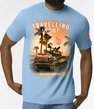 Load image into Gallery viewer, Sherman Fury Travelling Light T-Shirt - Pale Blue
