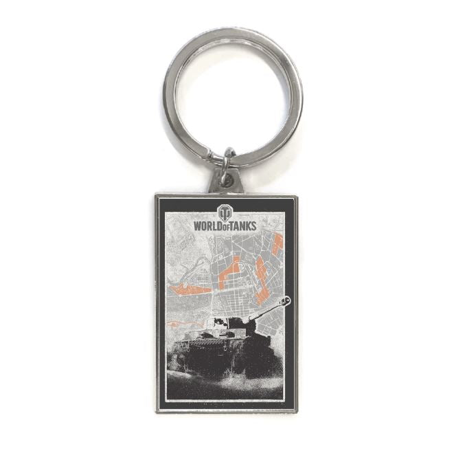 WOT Tiger I Map Keyring