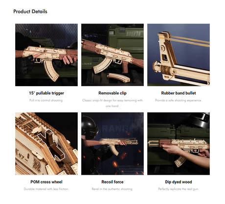 AK-47 Wooden Puzzle