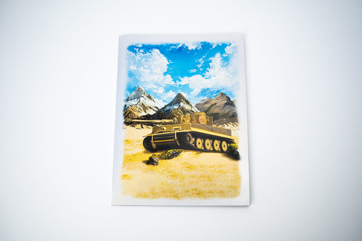 The Tank Museum Tiger 131 Tank Pop Up Greetings Card