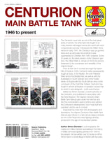 Centurion Main Battle Tank Owners' Workshop Manual Book [variant_option4]