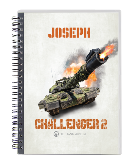 Challenger 2 Personalised Notebook Stationery My Moments