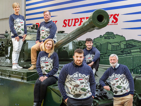 Winter Scene Knitted Tank Christmas Jumper Jumper [variant_option4]