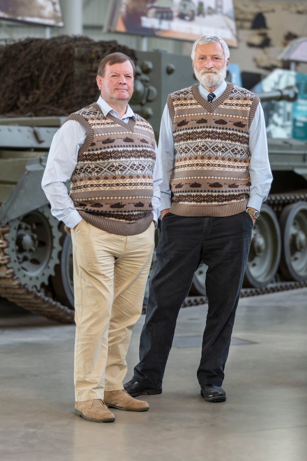 2024 Tank Museum Christmas Knitted Tank Top