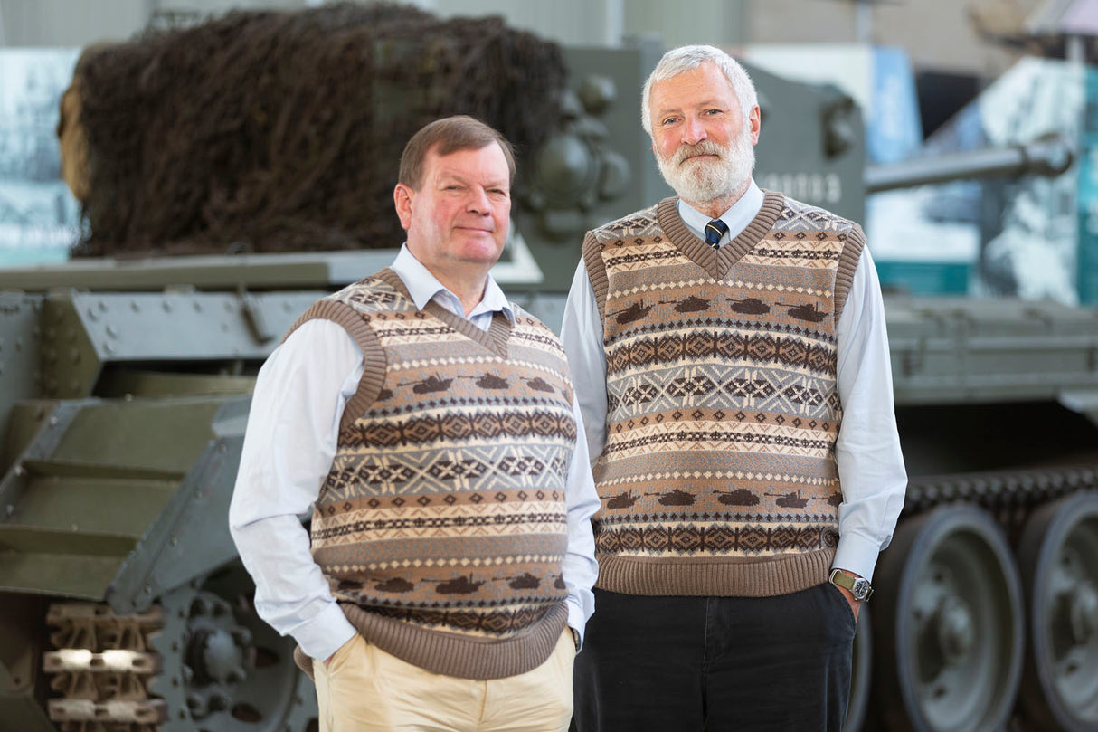 2024 Tank Museum Christmas Knitted Tank Top