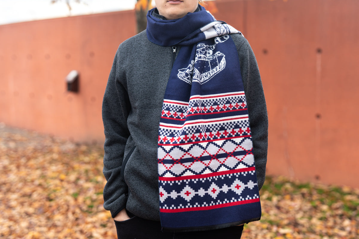 Tank Museum Christmas Scarf 2025