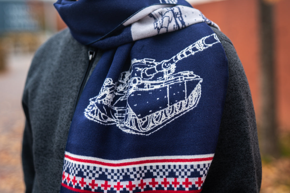 Tank Museum Christmas Scarf 2025