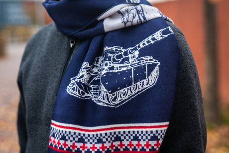 Tank Museum Christmas Scarf 2025