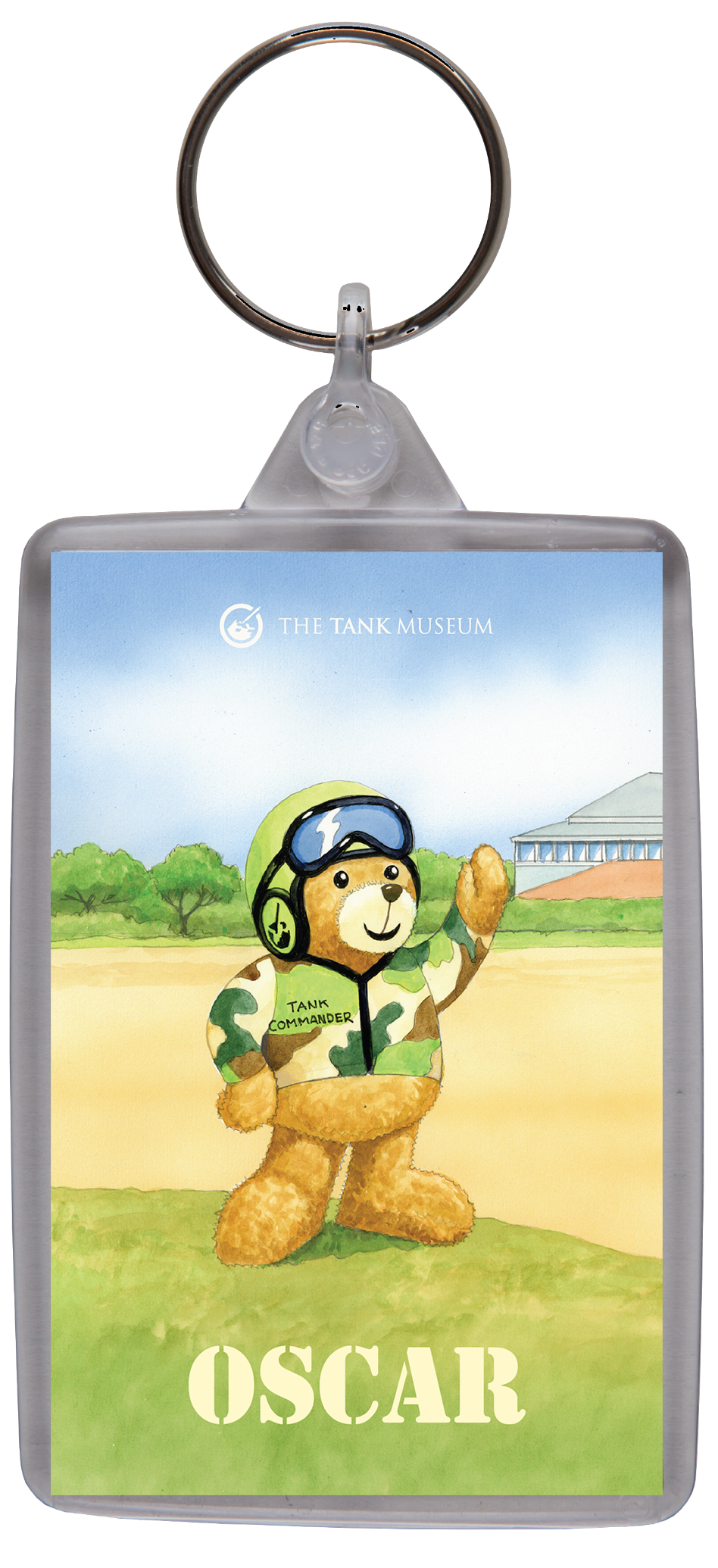 Tank Commander Basil Personalised Keyring