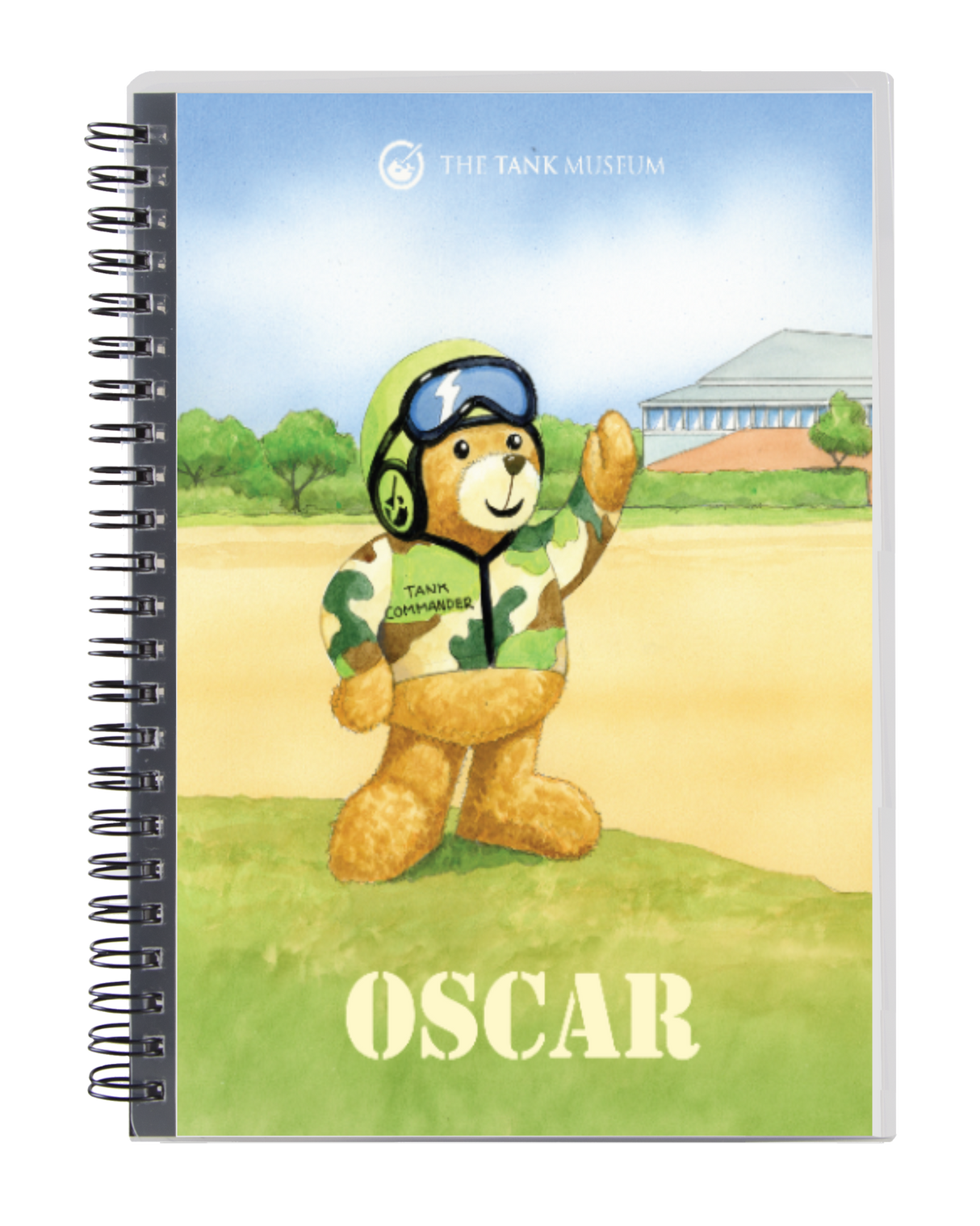 Tank Commander Basil Personalised Notebook