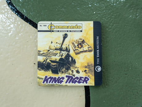 Commando Comics King Tiger Coaster