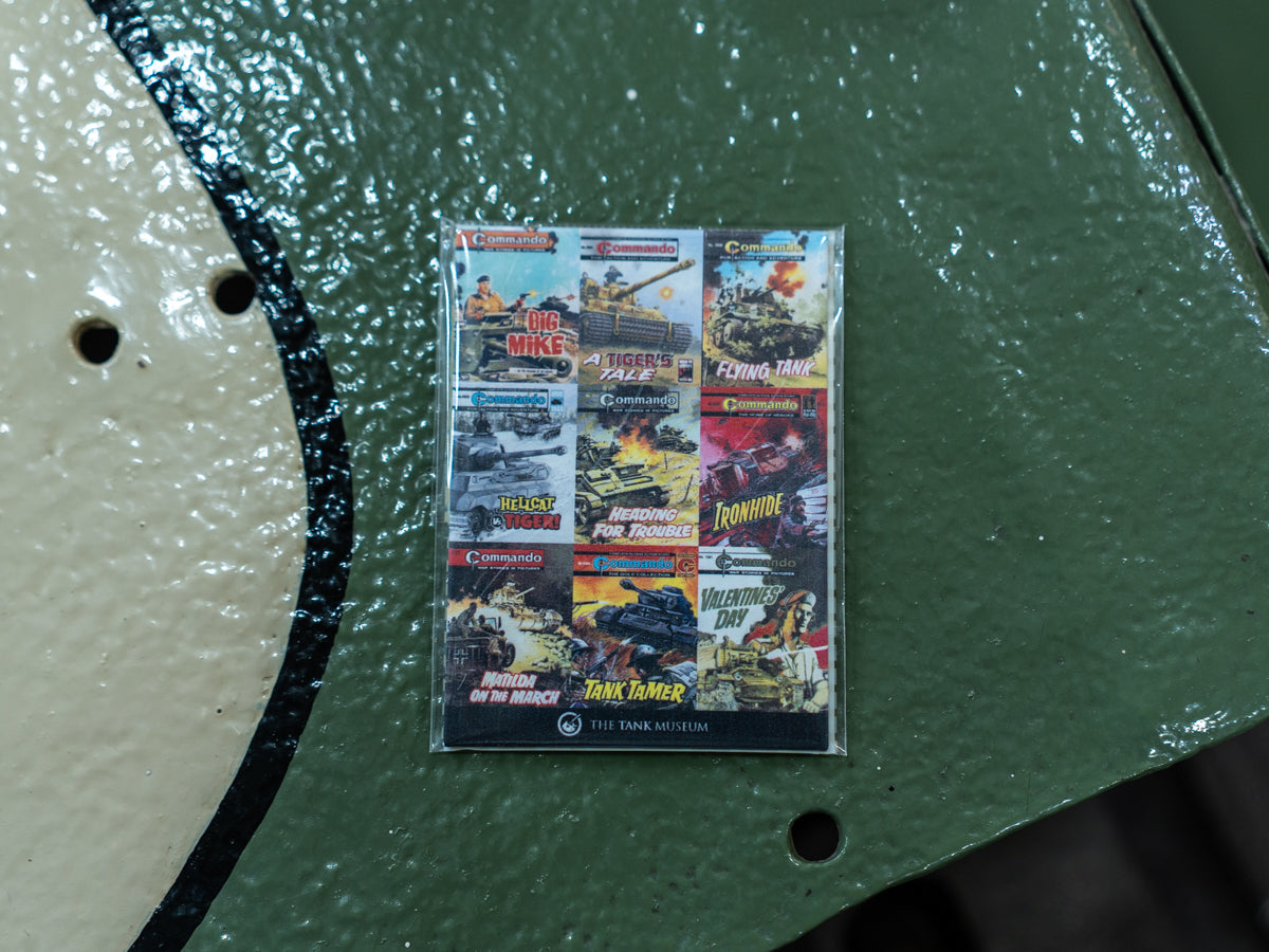 Commando Comics Tank Covers Magnet Fridge Magnet [variant_option4]
