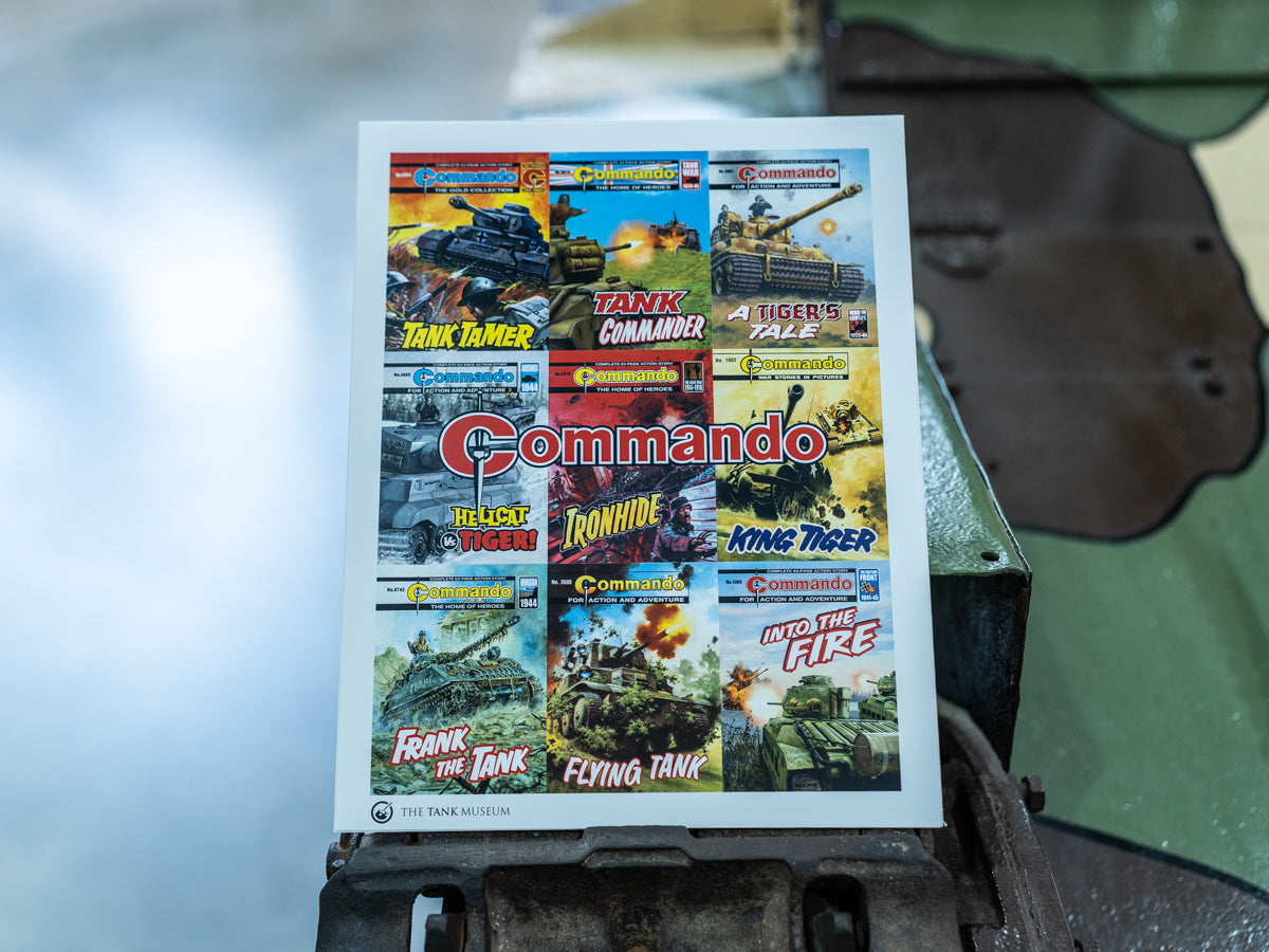 Commando Comics Classic Tank Covers Print