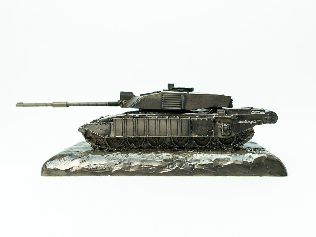 Challenger 2 Main Battle Tank Military Figurine Cold Cast Bronze Statue Sculpture Pre-Built Model [variant_option4]