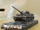 Tiger I Tank Military Figurine Cold Cast Bronze Statue Sculpture Pre-Built Model [variant_option4]