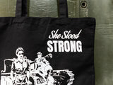 Women In Warfare 'She Stood Strong' Canvas Bag Bag [variant_option4]