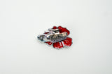 Tank Poppy Brooch