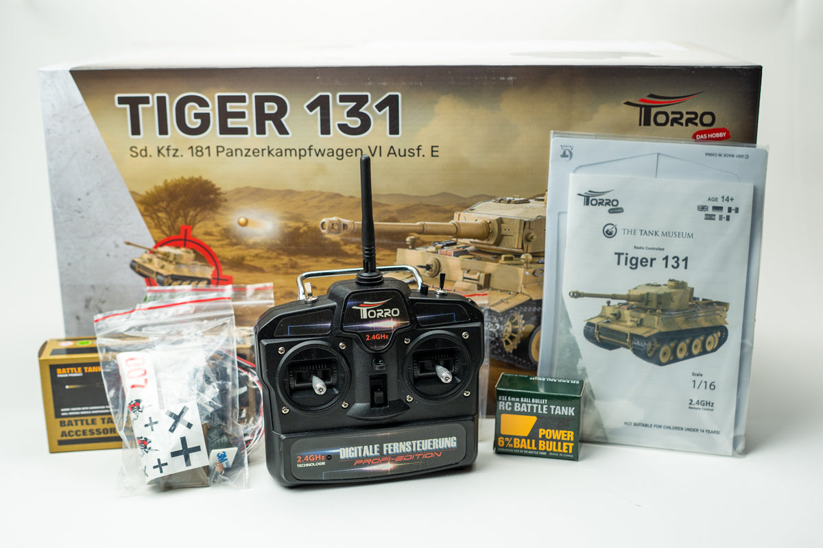 Torro Tiger 131 Remote Control Tank with BB Shooting Function