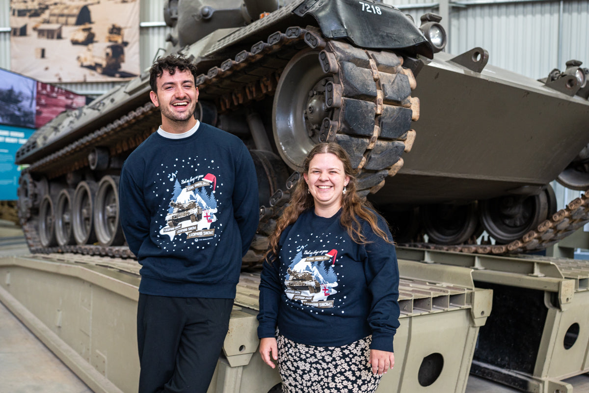Leopard Snow Christmas Sweater