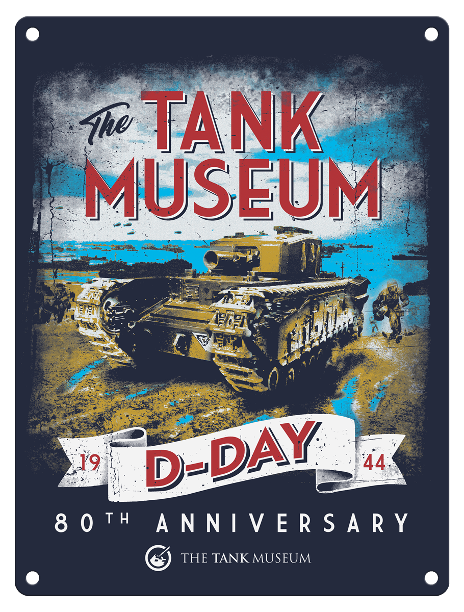 D-Day 80th Anniversary Metal Sign