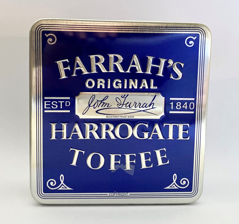 Farrah's Original Toffee Tin 100g WORM Fudge/Toffee Farrah's