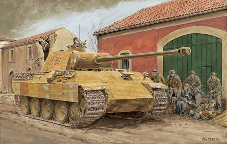 Dragon 1/35 Sd.Kfz.171 Panther A Early Type (Italy 1943/44) Scale Model Dragon