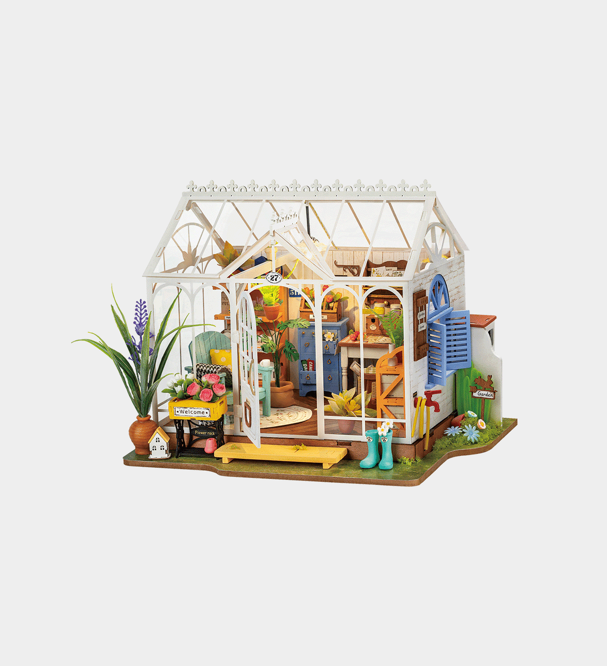 Rolife Dreamy Garden Miniature House Brick Model Kit [variant_option4]
