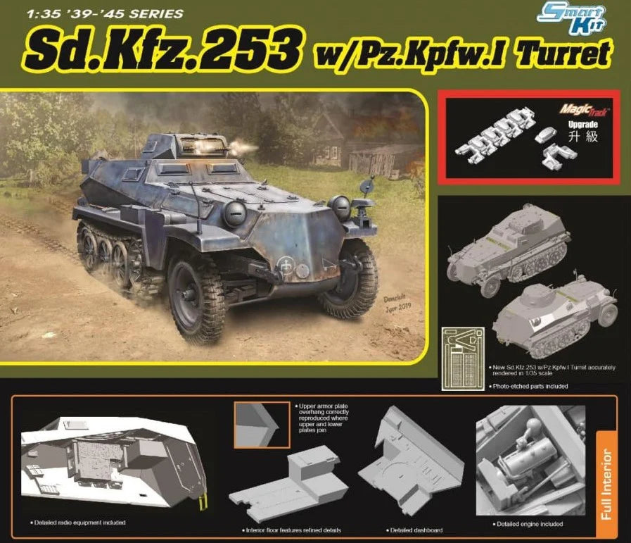 Dragon 1/35 Sd.Kfz.253 W/Panzer I Turret