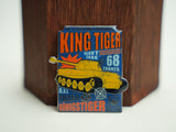 King Tiger Poster Pin Badge Pin Badge Haskins Giftware