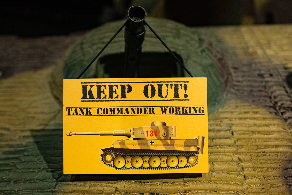 Tiger 131 'Keep Out' Door Plaque Wall Art [variant_option4]
