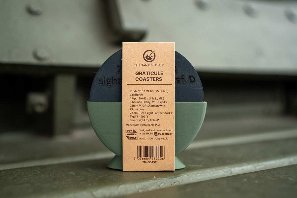 Coaster Set: WWII Tank Graticules Coaster [variant_option4]