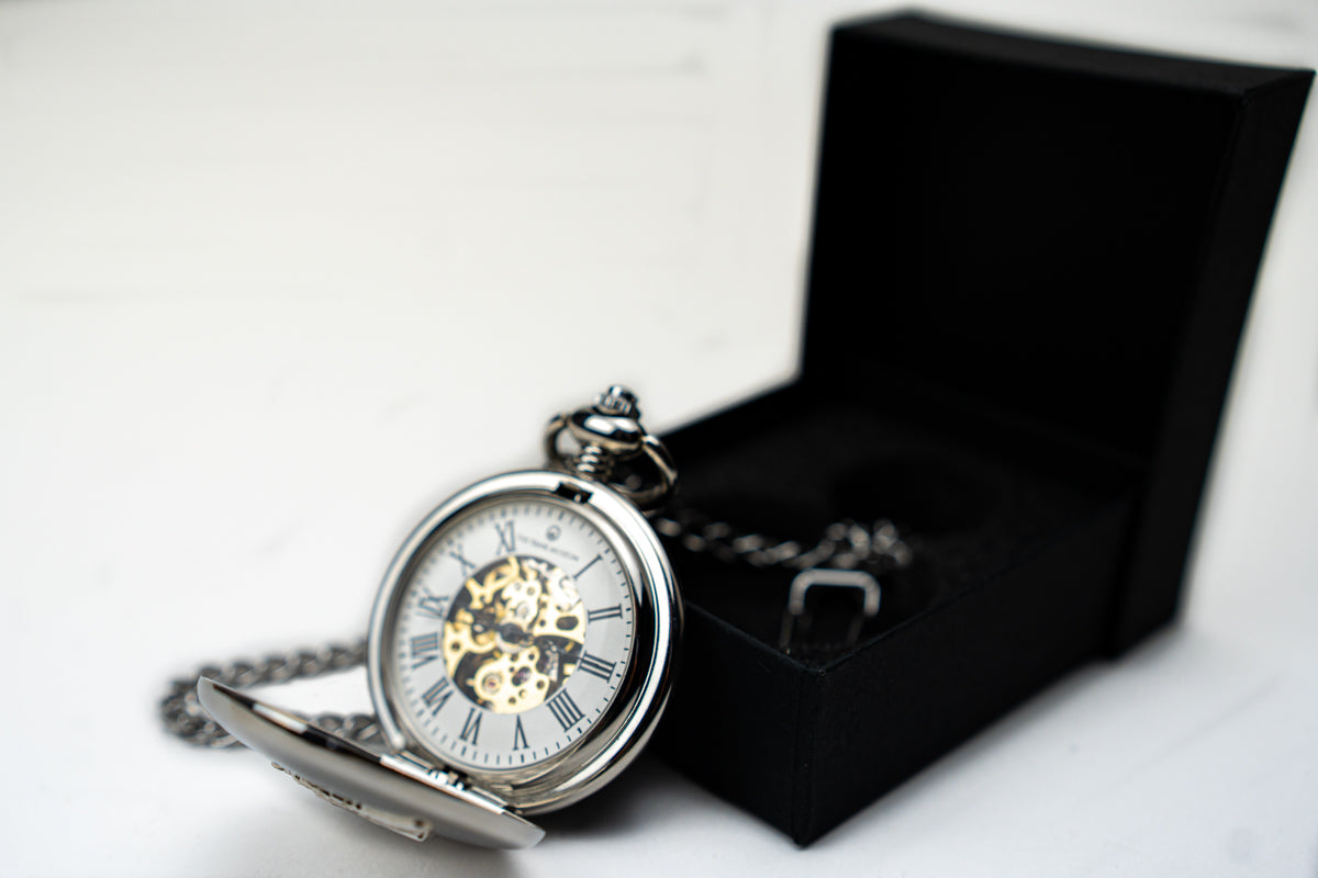 Exclusive Tank Museum Embossed Mechanical Pocket Watch Watch [variant_option4]