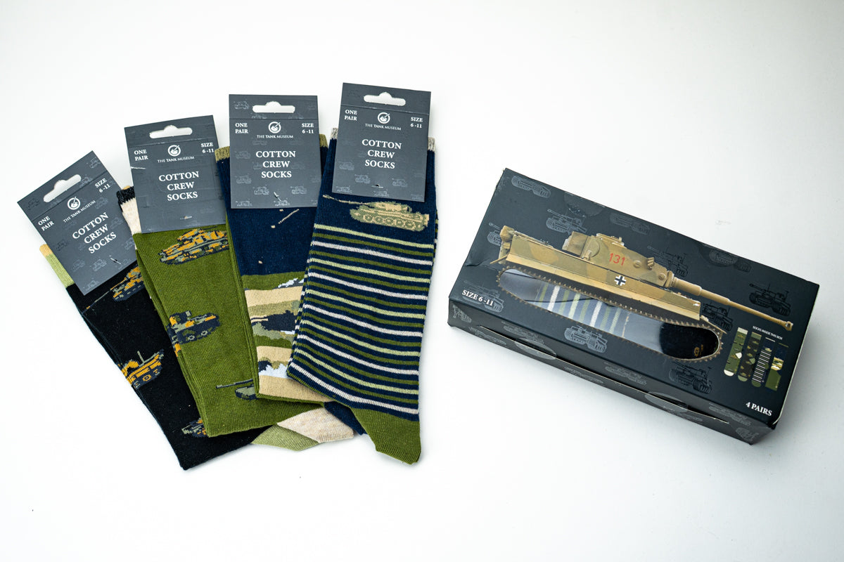 New Tank Museum Socks: 4 Pack Socks [variant_option4]